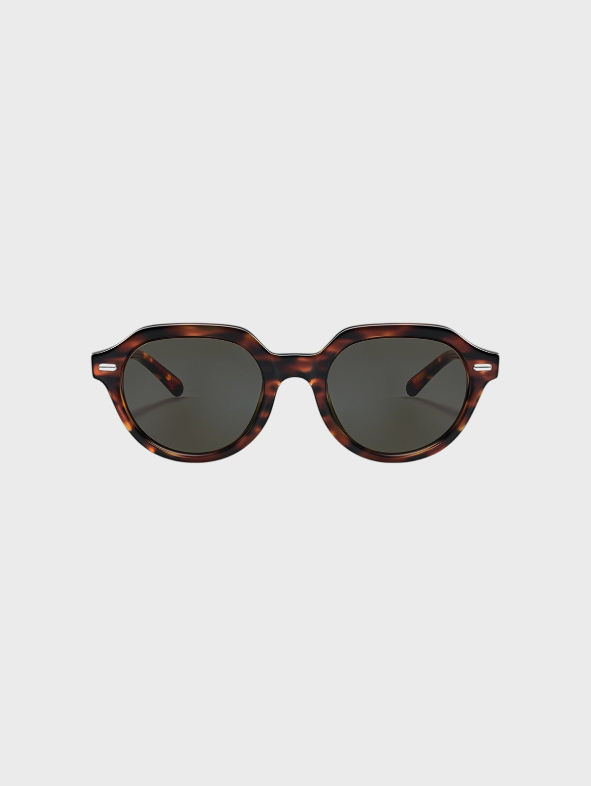 Tortoiseshell Round Sunglasses