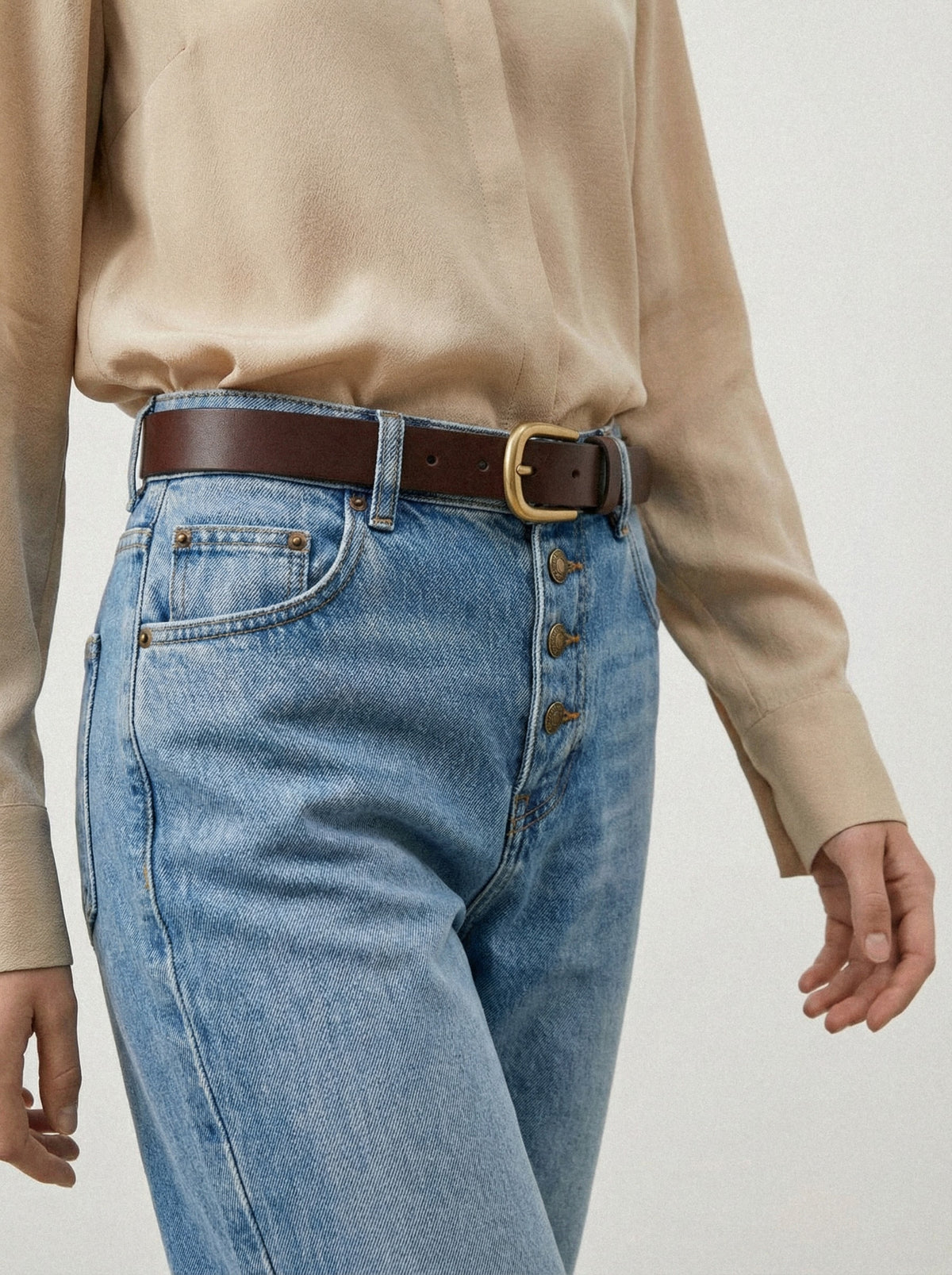 Ceinture classique en cuir-2