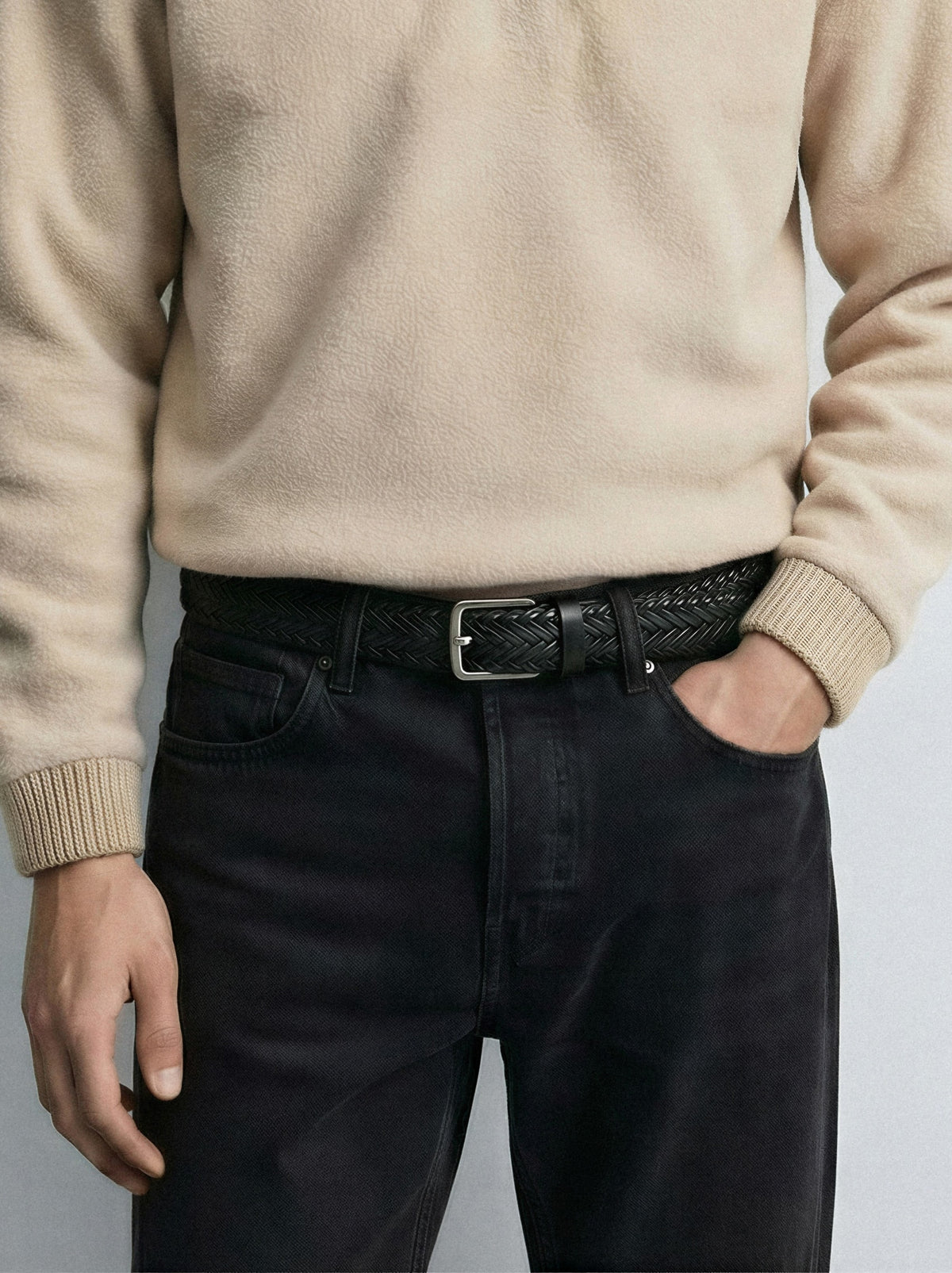Braided Leather Belt